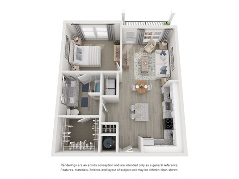 a 1 bedroom floor plan  villas at spring creek